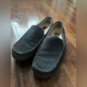 UGG Men's Dark Suede Slip-Ons